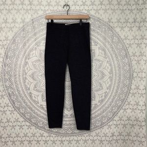 Euc $60 Loft Outlet by Ann Taylor Grey Stretch Lounge Yoga Exercise Leggings M